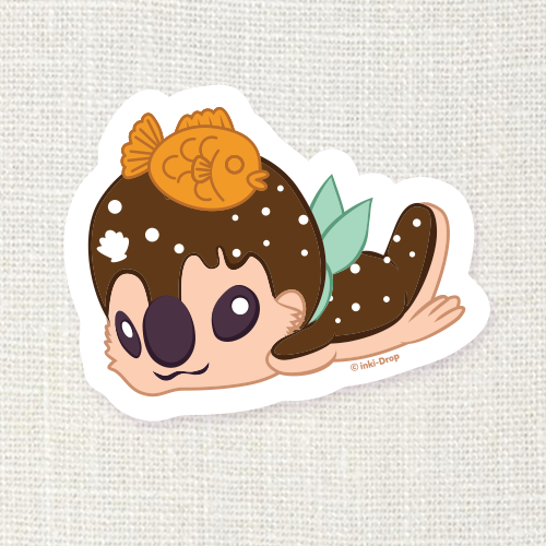 Eclair the Pastry Otter Sticker