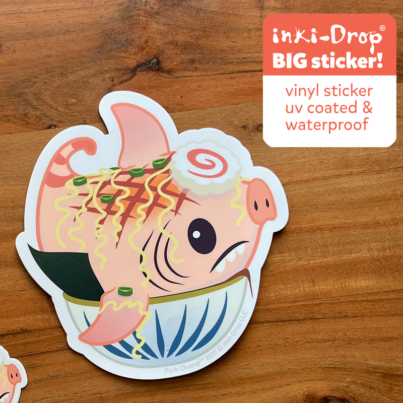BIG Pork Chomp Sticker