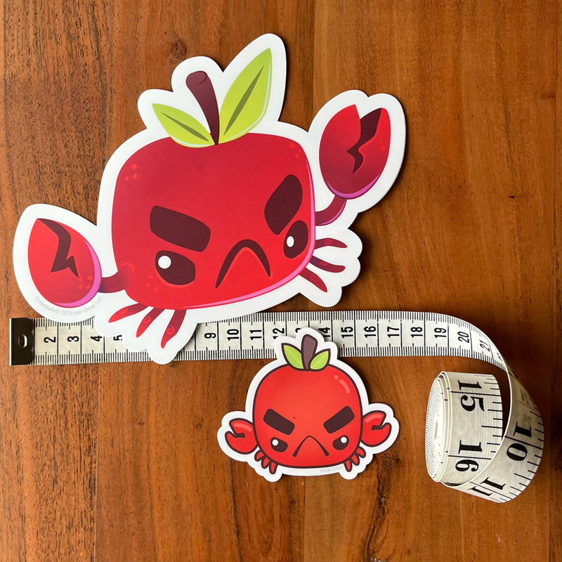 BIG Crabapple Sticker