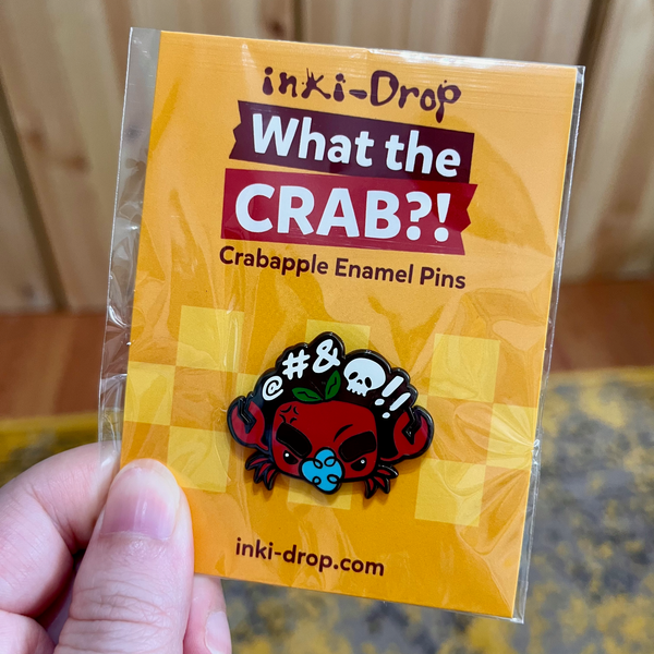 Bubblin' Mad Crabapple Enamel Pin
