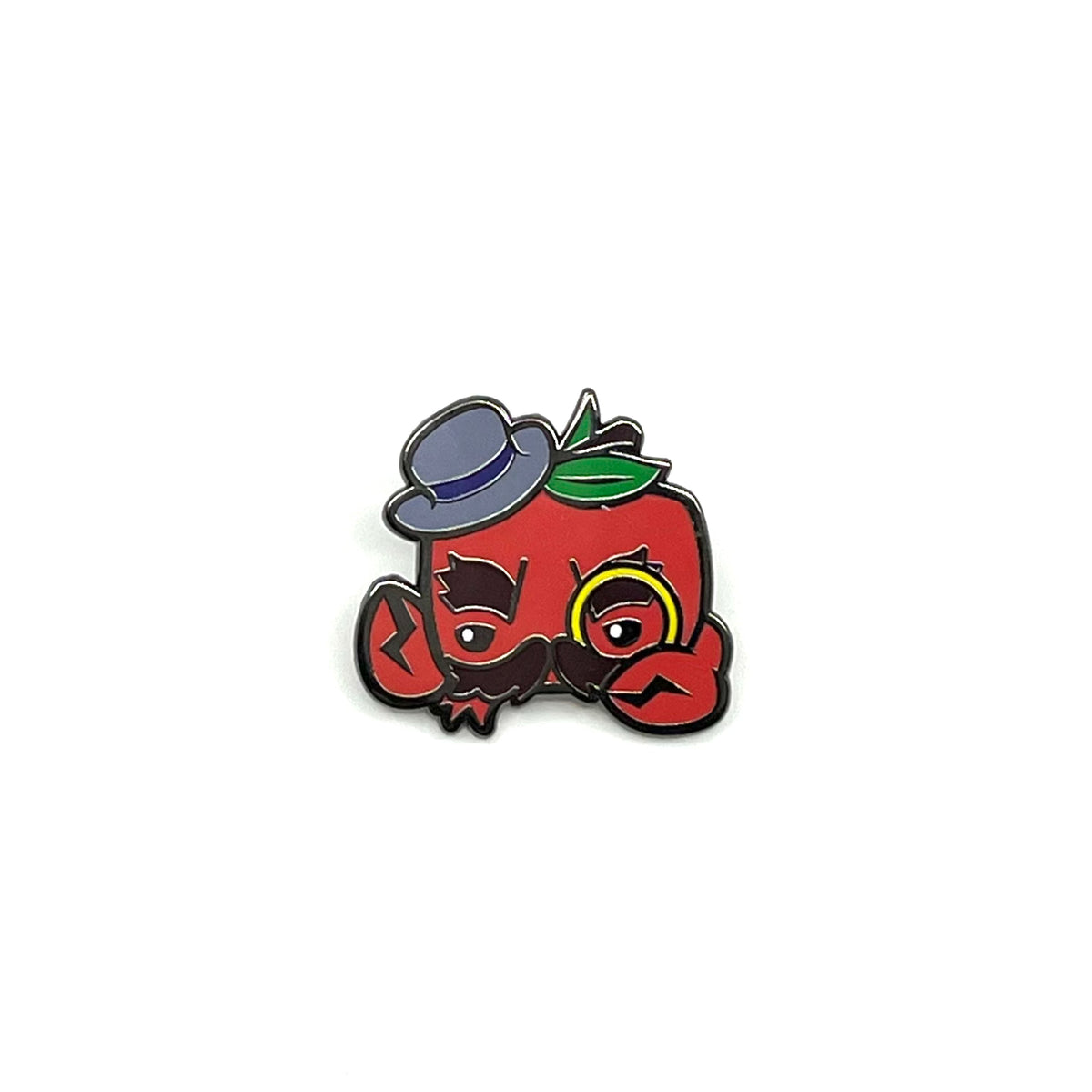 Sir Reginald Gentlecrab Crabapple Enamel Pin