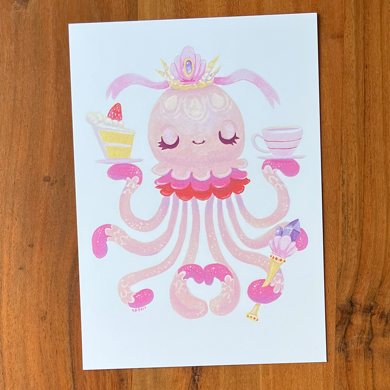 Queen Jellyblub Mini Print
