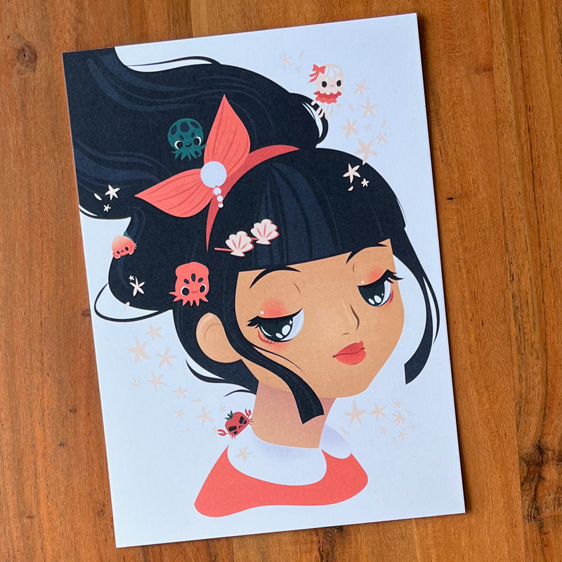 Portrait of a Girl Mini Print