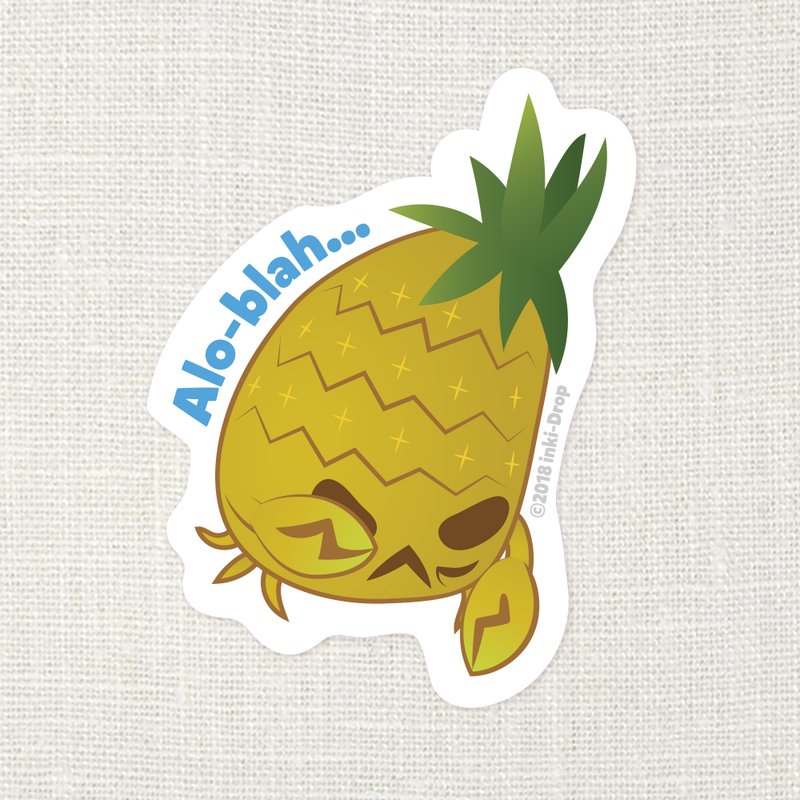 Pineapple Crab Sticker