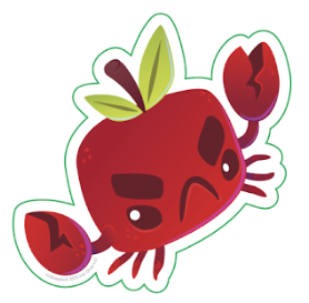 Classic Crabapple Sticker