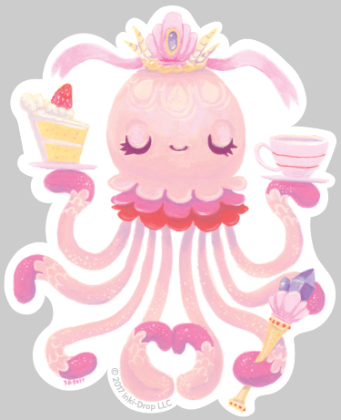 Queen Jellyblub Vinyl Sticker